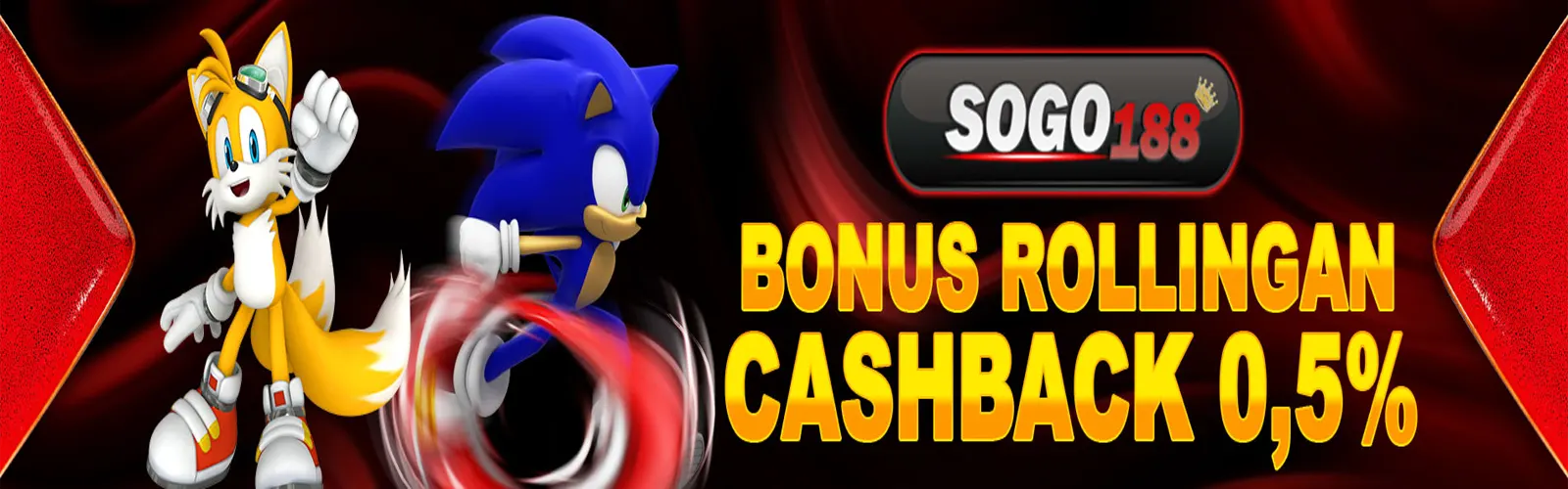 Bonus Rollingan & Cashback 0.5%